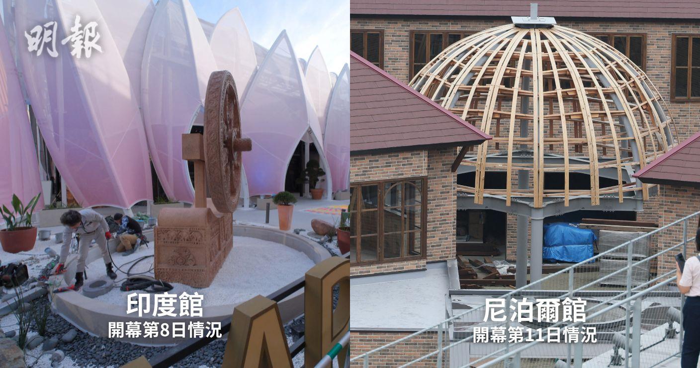 大阪世博2025｜開幕逾兩周4館未開幕　印度館「半成品」反成熱話吸遊客打卡