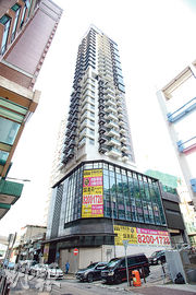 EAST 17成昌樓原址為工廈「成昌樓」，2012年清拆，重建成現時的出租住宅項目（圖）。（楊柏賢攝）