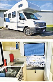 澳洲銷售網站顯示，露營車可容納四人，面積達255平方呎，售價約30.2萬港元。車內設有明火煮食爐具、洗手盆、牀鋪、衣櫃等，可謂麻雀雖小，五臟俱全。（網上圖片）