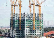 最近長沙市有一座10層高公寓大廈只用了28小時45分鐘建成，發展商遠大集團早在2015年，已曾用預製件建成一棟57層高大廈（圖），當時該地盤的施工時間為19日。（網上相片）