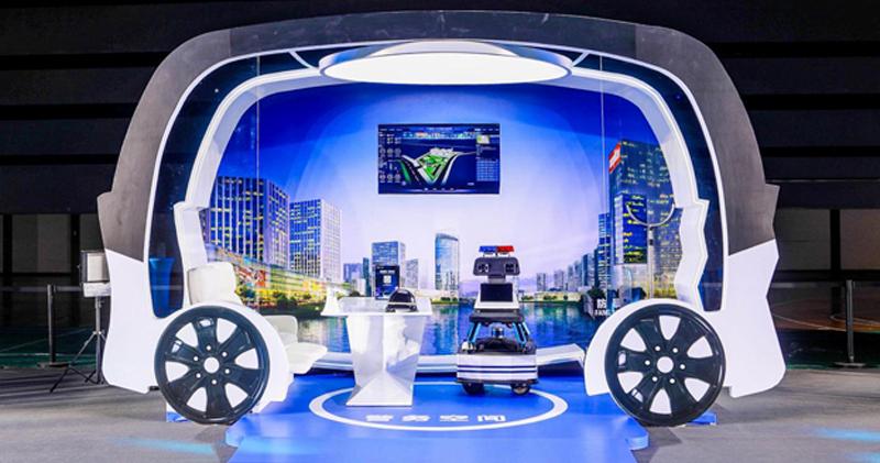 百度新一代無人駕駛小巴阿波龍II在廣州亮相
