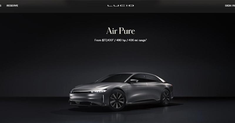 繼Tesla後 美電動車企Lucid擬於2025年前後在中國建廠
