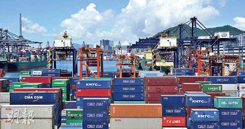 去年香港1至11月進出口貨量按年升近兩成