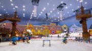 在廣州融創雪世界滑雪項目的娛雪區，不斷有豐富的玩法推出。