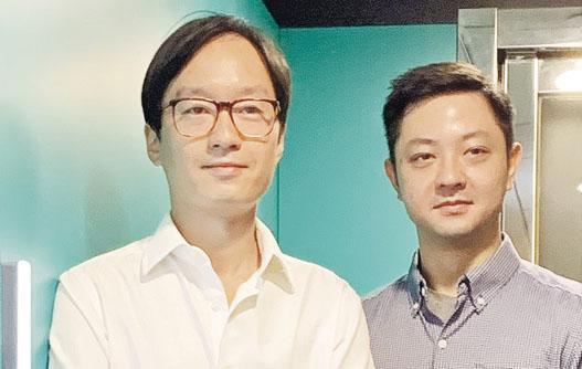 Boxful行政總裁張迅豪（左）、副總裁陳啟賢（右）表示，「網店物流」服務入場門檻很低，大小網店都是目標客戶，業務增長迅速。（受訪者提供）