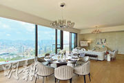 客飯廳超過770方呎，採用落地玻璃，享遼闊景致。