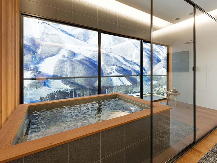 每間獨立屋的每間套房都設有私家溫泉，享有真正天然溫泉。