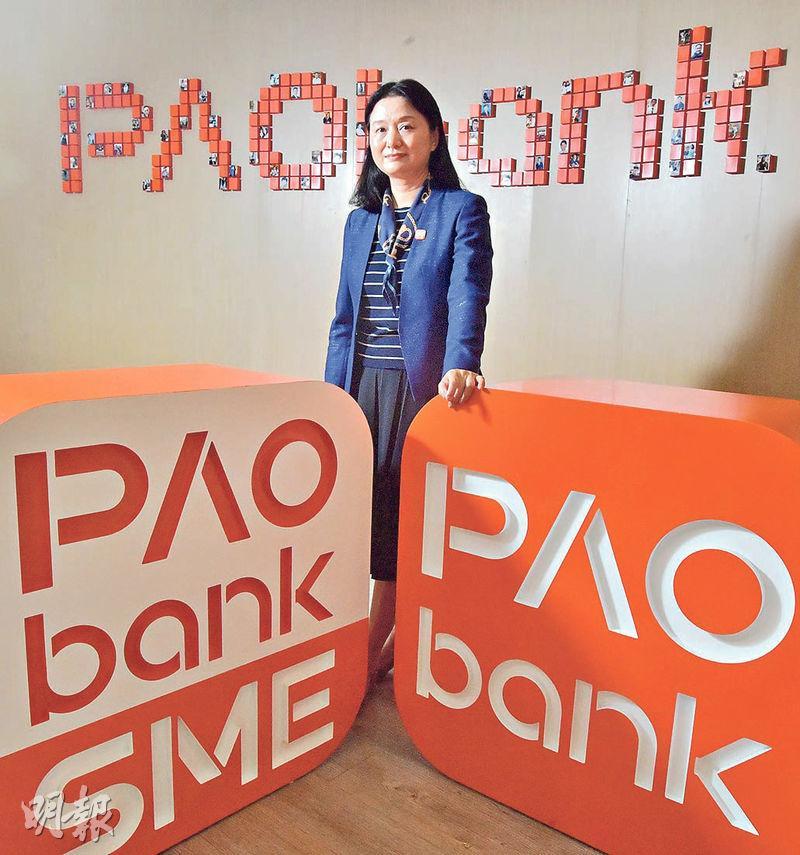 肖靜3月時轉職平安壹賬通銀行，現為副行長（業務），她此前多年在建行任職，2017年調來香港的建行亞洲。（劉焌陶攝）