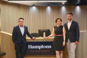 英華集團創辦人Dennis Yau（圖左）、董事總經理Joyce Lin（圖中）及部門主管Matt Goldsworthy MRICS，對成立新的漢普頓英華國際住宅部拓展亞洲市場，很有信心。