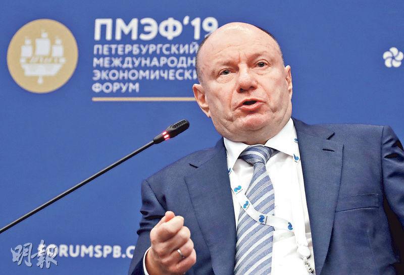 俄羅斯第二大富豪Vladimir Potanin（圖）表示，旗下Norilsk Nickel收到俄鋁的合併建議，公司已回覆俄鋁會作出討論。（路透社）