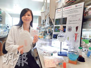 WomenX Biotech創辦人蔡佩樺（圖）表示，現在先生產基本型的衛生巾，希望3年後推出衛生巾連子宮頸癌快測套裝。（薛偉傑攝）