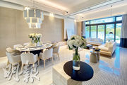 廳區以白色及暖色系為主調，感覺明亮、簡約優雅。（賴俊傑攝）