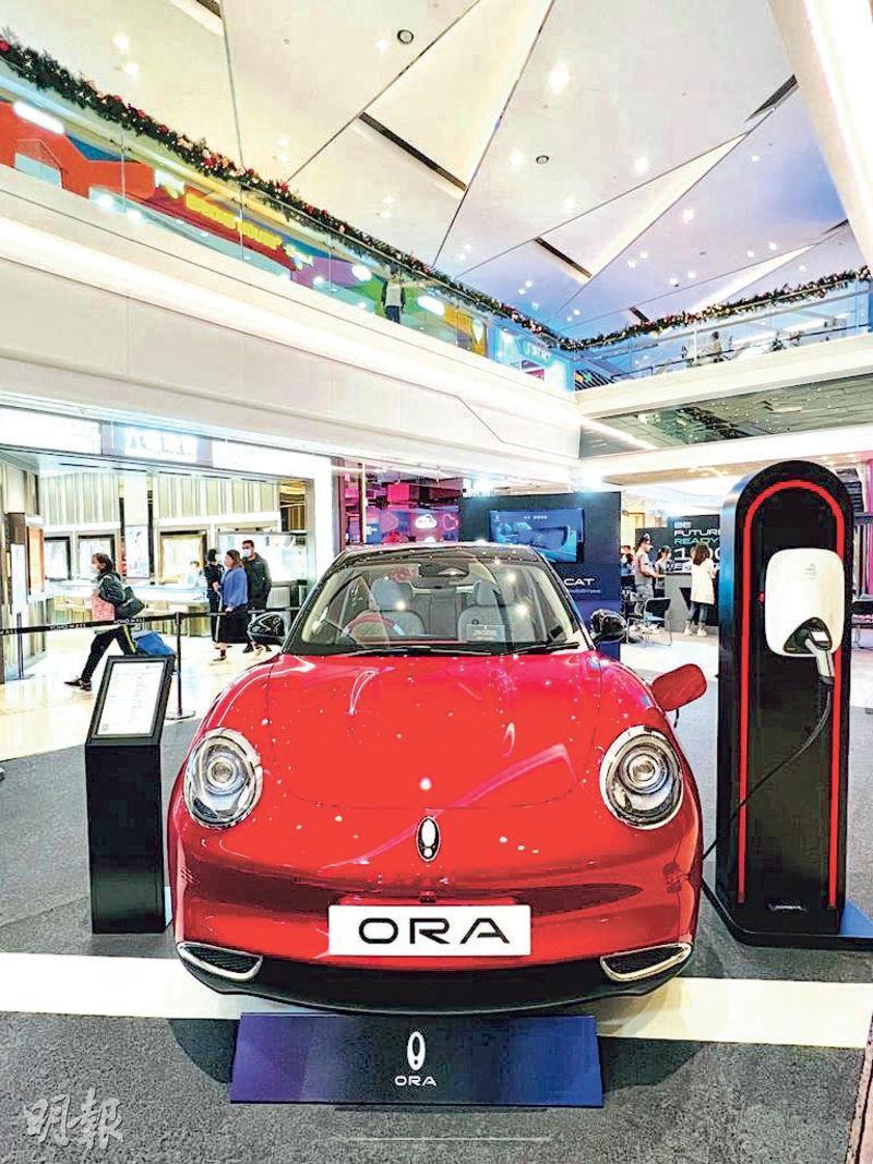 據ORA官網顯示，該品牌於2018年成立，ORA電動車主打年輕及女性市場，車款設計具復古感。（陳偉燊攝）