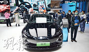 比亞迪海豹電動車上周在第20屆廣州國際汽車展覽會上登場。（新華社）
