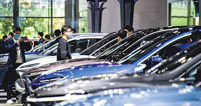 中汽協：去年汽車銷量首十位企業合計銷量按年升2.3%