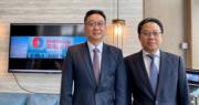 左起：副總裁李雲濤、執行董事及常務副總裁朱偉偉