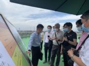 土地規劃發展工作組到訪南沙，實地了解規劃發展構思。