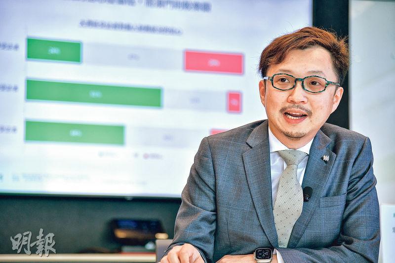 宏利香港及澳門首席產品總監李旭明表示，大灣區內的消費者當中，很多都擔心無力支付危疾開支，情况令人關注。（黃志東攝）
