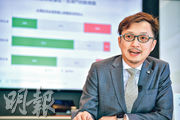 宏利香港及澳門首席產品總監李旭明表示，大灣區內的消費者當中，很多都擔心無力支付危疾開支，情况令人關注。（黃志東攝）