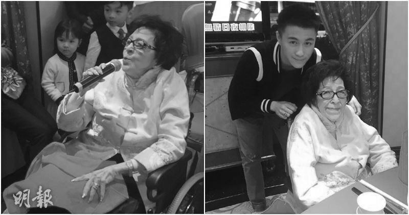 賭王胞姊何婉鴻逝世，享壽106歲。圖為何婉鴻2018年與其侄兒何猷君合照。