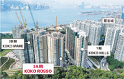 KOKO ROSSO毗鄰第1期KOKO HILLS，部分高層單位可望維港海景。（楊柏賢攝）