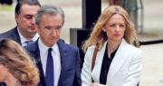 LVMH主席阿爾諾（Bernard Arnault，左），及他的長女Delphine（右）