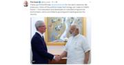蘋果CEO庫克與印度總理莫迪會面 重申會在印度保持增長和投資