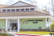 存款持續流失的西太平洋合眾銀行透露，上周流失9.5%存款，再次引發市場對中小型銀行的擔憂。圖為銀行位於加州的分行。（資料圖片）