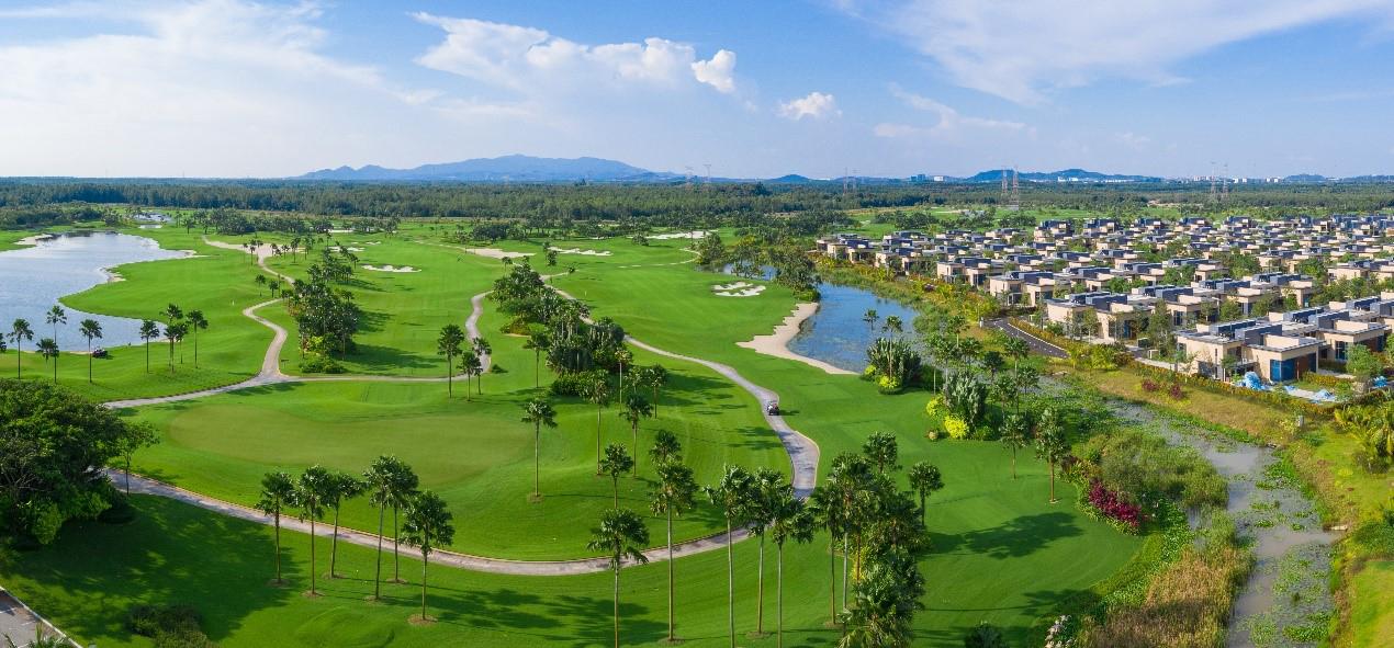 森林城市高爾夫度假區擁有兩座18洞國際標準高爾夫球場，圖為梁國坤經典球場。