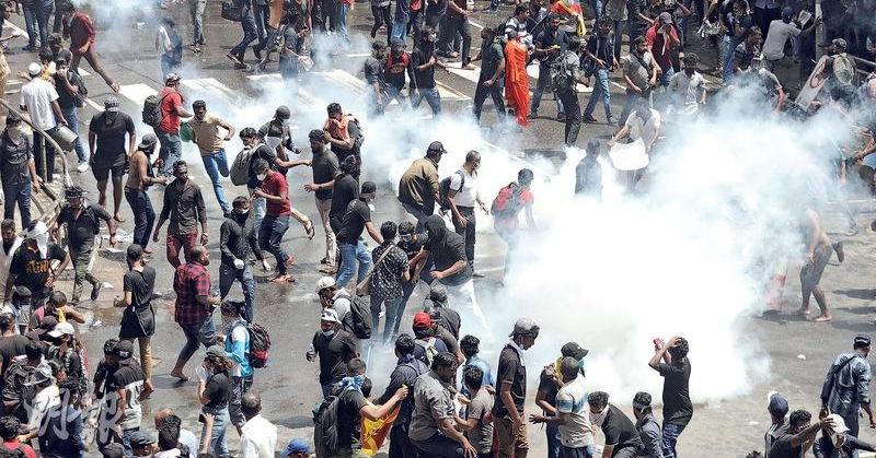 斯里蘭卡去年宣布破產，引發大型示威。（資料圖片）