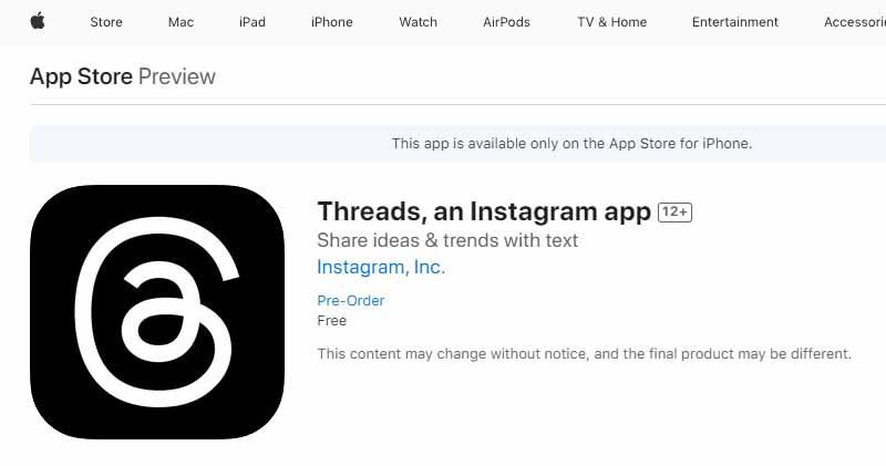 Meta據報將推出新應用程式Threads   料成Twitter競爭對手