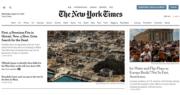 《紐約時報》禁止將新聞報道用於AI開發（紐約時報網站截圖）