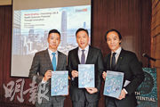 德勤中國數字資產香港主管合伙人呂志宏（右）表示，香港生物科技公司取得風險投資及私募股權投資後，轉到外國上市，其原因為外國的估值較香港高。（黃志東攝）