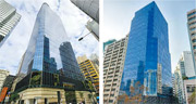 黃蜂香港最新以9000萬元向第一集團，購入位於長沙灣東方國際大廈（左圖）及荃灣國際企業中心三期（右圖），共35個車位作投資，以拓展其租車業務發展。