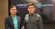 OneDegree共同創辦人郭彥麟（左）、HashKey Group首席營運官翁曉奇（右）