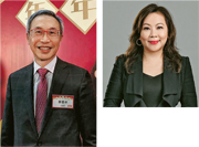 現年62歲的大家樂首席執行官羅德承（左圖）明年4月退任，由行政總裁（香港）梁可婷（右圖）接任，公司表示是從家族直接管理轉變為專業可持續的管理模式。（資料圖片）