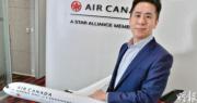 加拿大航空香港及南中國區總經理林漢基表示，在香港航線面對機場人手不足問題，而對於政府推出外勞輸入計劃，他則指公司需要服務客戶的人員，外勞計劃未必太適合。（劉焌陶攝）