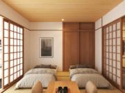 「二茶」房間採用備受租客喜愛的日式室內設計