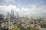 圖為吉隆坡市景。有報告指出，去年馬來西亞住宅租務需求顯著增加，當地租金自2021年第四季已展開升勢，至去年第三季累升24%，此後持續於高位徘徊。（資料圖片）