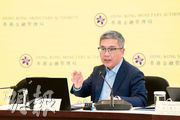 金管局副總裁阮國恒稱，採香港標準行業分類與外地標準涵蓋行業對應，是建綠色金融生態圈重要一步。（資料圖片）