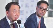 香港投資基金公會聯席主席鄒建雄 （左）黃德泰（右）(劉焌陶攝)
