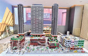 圖為紅磡MIDTOWN SOUTH模型。MIDTOWN SOUTH屬恒地大型市區發展項目，共涉約2440伙。