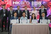 ▲BIOHK2023 與合作單位簽署戰略合作協定