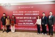 皇都首度加推55伙，圖左3為新世界何家欣(楊柏賢攝)