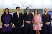 國泰：客運力未來一年有增長空間 目標年底航點突破100個（李紹昌攝）