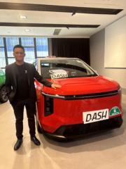 DASH推出「免爭拗」的士網約服務「DASH Taxi」（方楚茵攝）