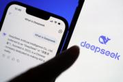 DeepSeek應用程式畫面。(路透社)