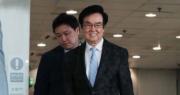 法院再度押後黃百鳴內幕交易聆訊（楊柏賢攝）