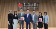 ACCA推出報税秘笈「ChatACCA」解答熱門報税問題。左起ACCA香港及大灣區事務總監蘇可茵、ACCA香港分會税務委員會聯席主席尹佩儀、ACCA香港分會會長何家輝、香港特區政府税務局局長陳施維、ACCA香港分會副會長鄭傑燊、ACCA香港分會税務委員會聯席主席陳麗娟及香港特區政府税務局助理局長(署理)黃佩琪。