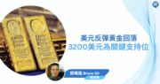 【有片：埋身擊】美元反彈黃金回落  3200美元為關鍵支持位